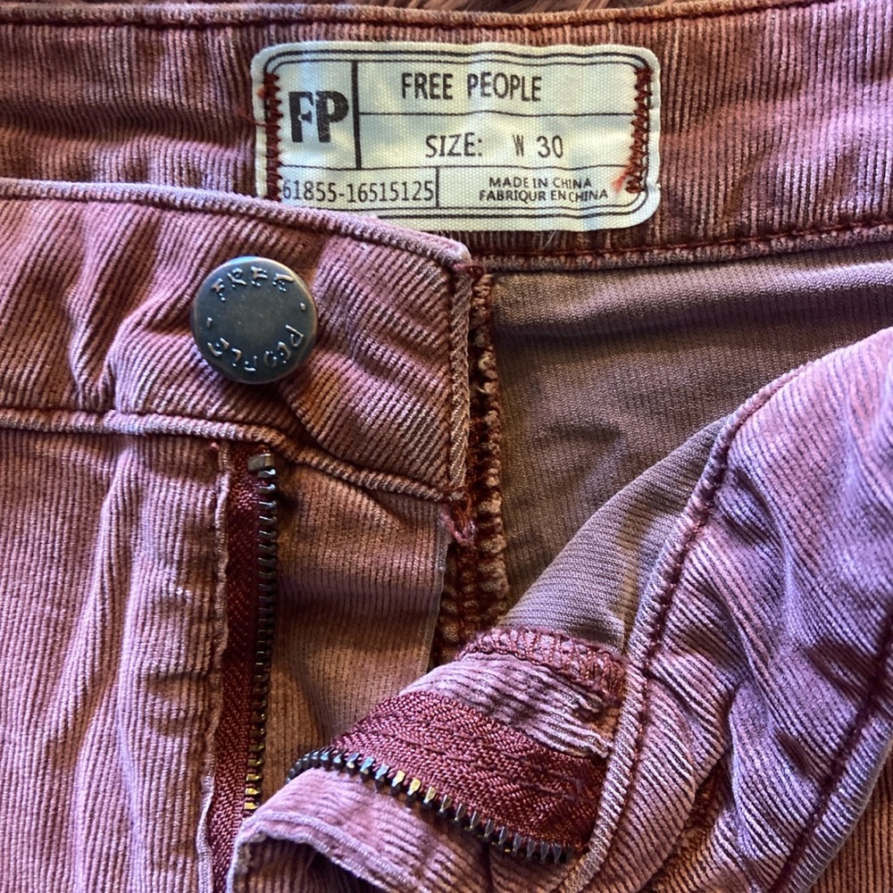 Free People Pull on Corduroy Flare